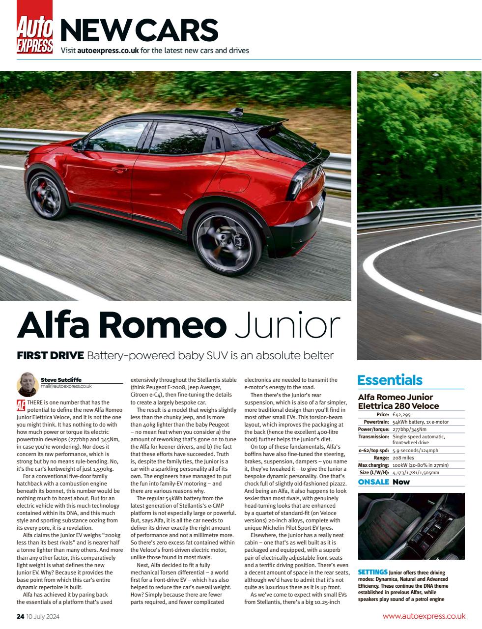 Auto Express Preview Pages