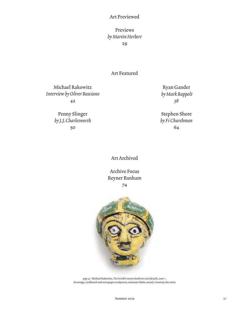 ArtReview Preview Pages