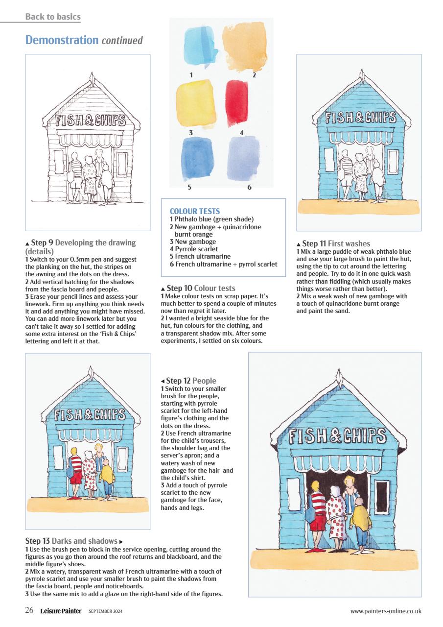 Leisure Painter & The Artist Preview Pages
