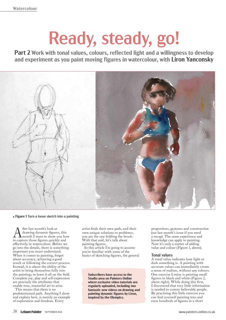Leisure Painter & The Artist Preview Pages