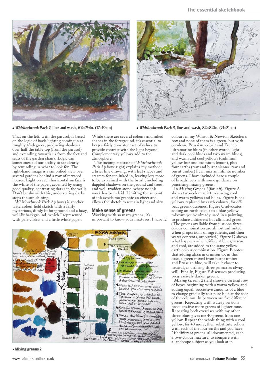 Leisure Painter & The Artist Preview Pages