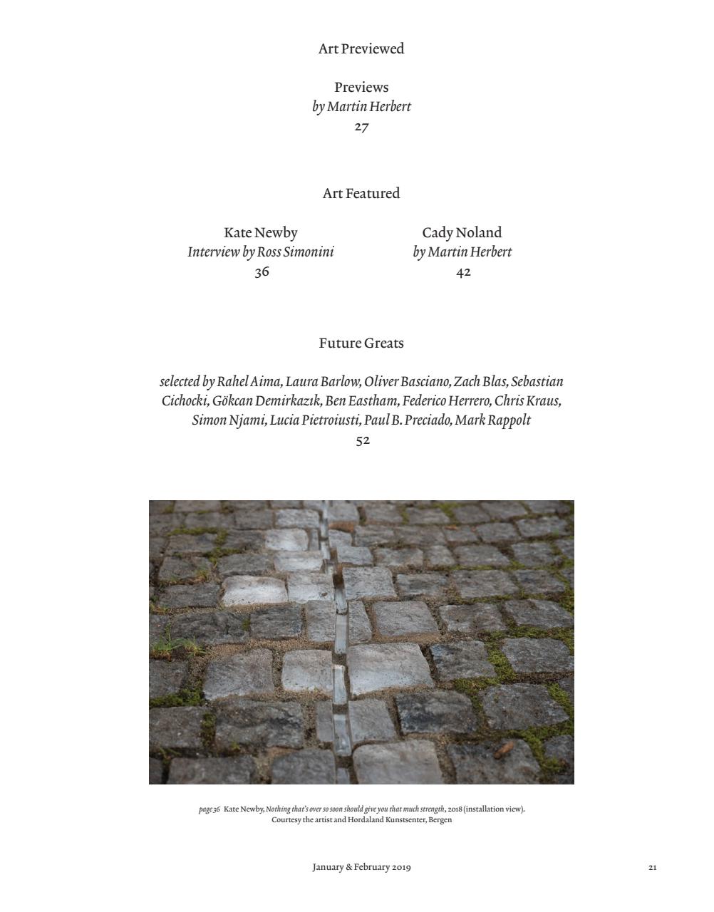 ArtReview Preview Pages