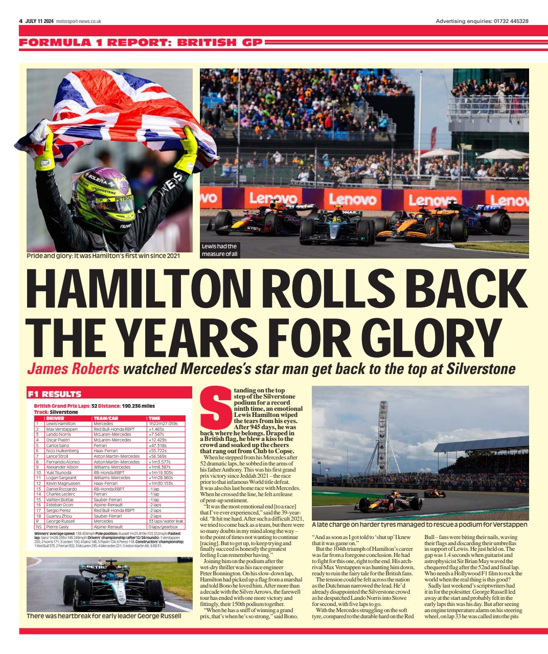 Motorsport News Preview Pages