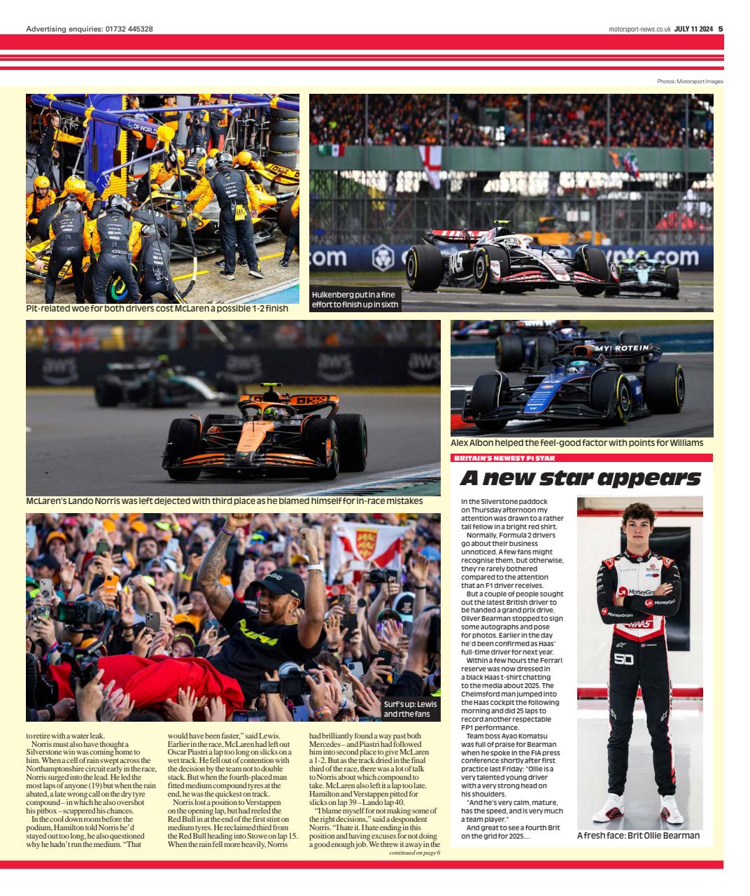 Motorsport News Preview Pages