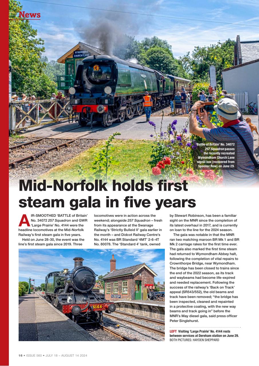 Steam Railway Preview Pages