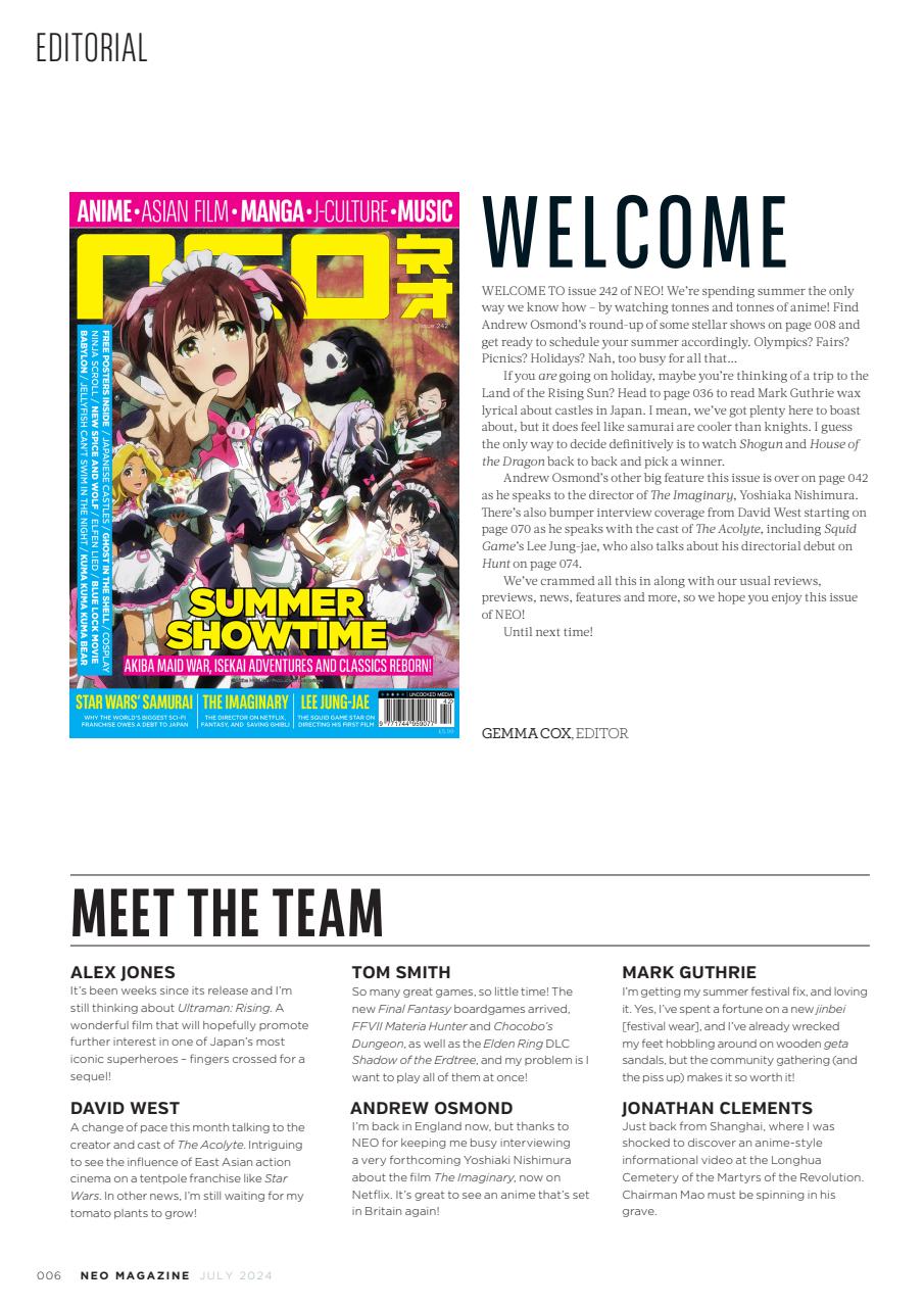 NEO Magazine Preview Pages
