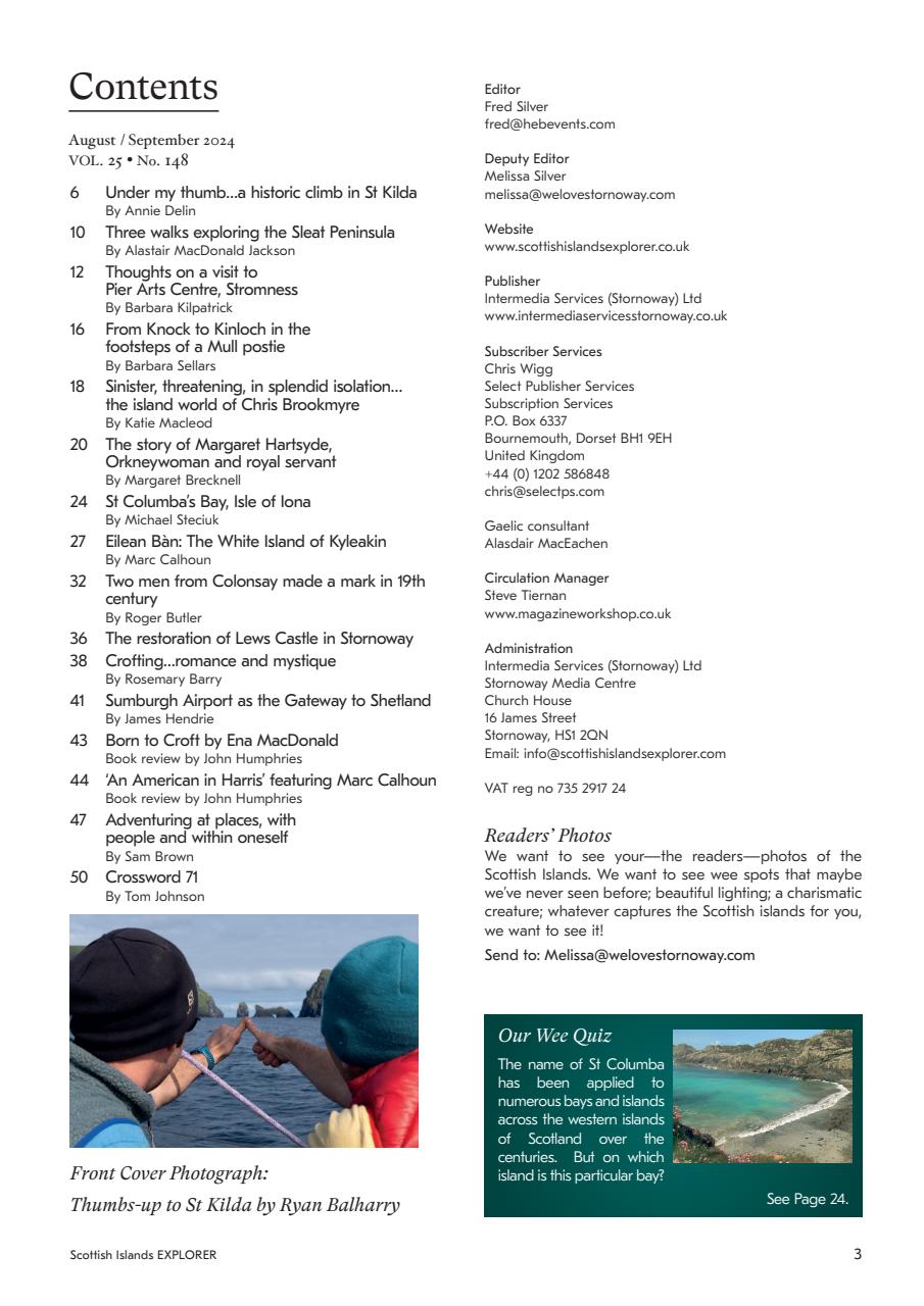 Scottish Islands Explorer Preview Pages