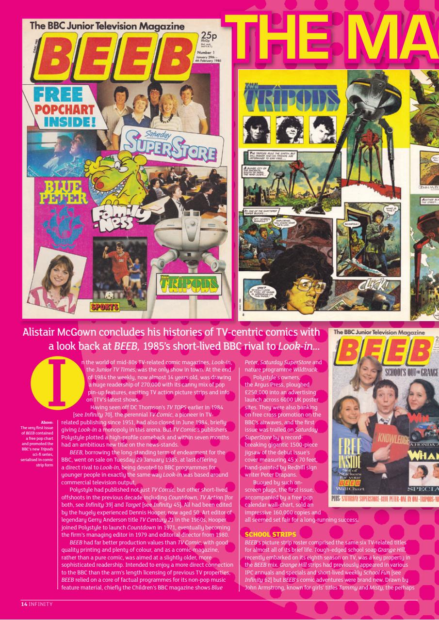 Infinity Magazine Preview Pages