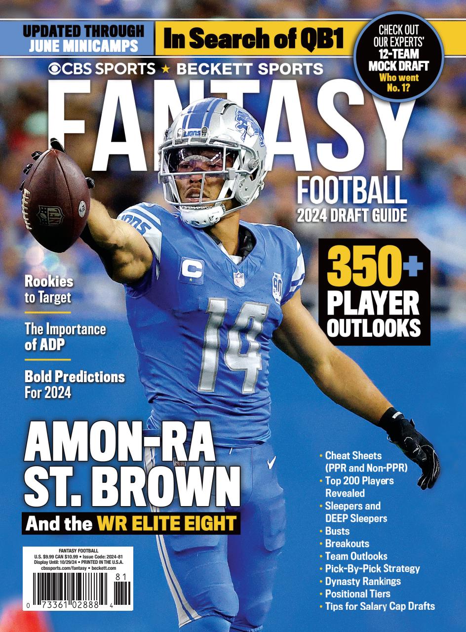 Beckett Football Magazine Preview Pages