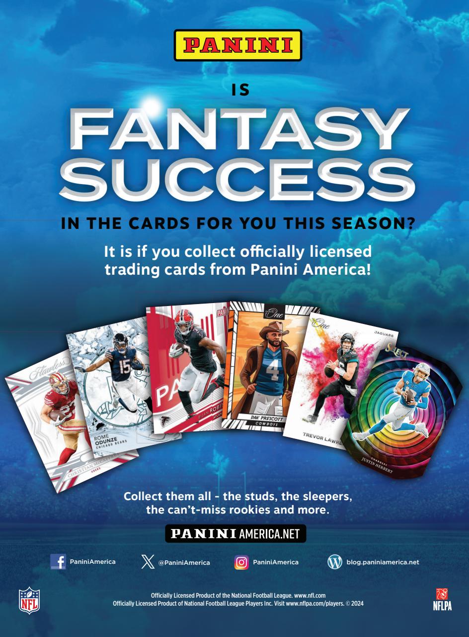 Beckett Football Magazine Preview Pages