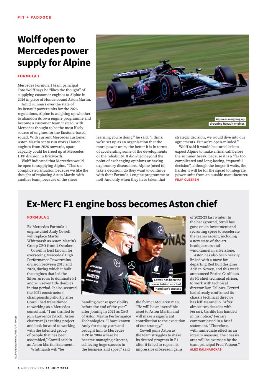 Autosport Preview Pages