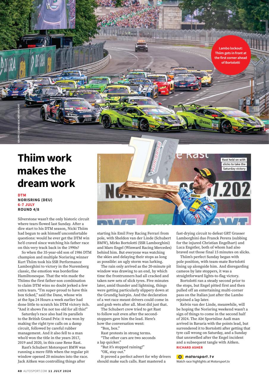 Autosport Preview Pages
