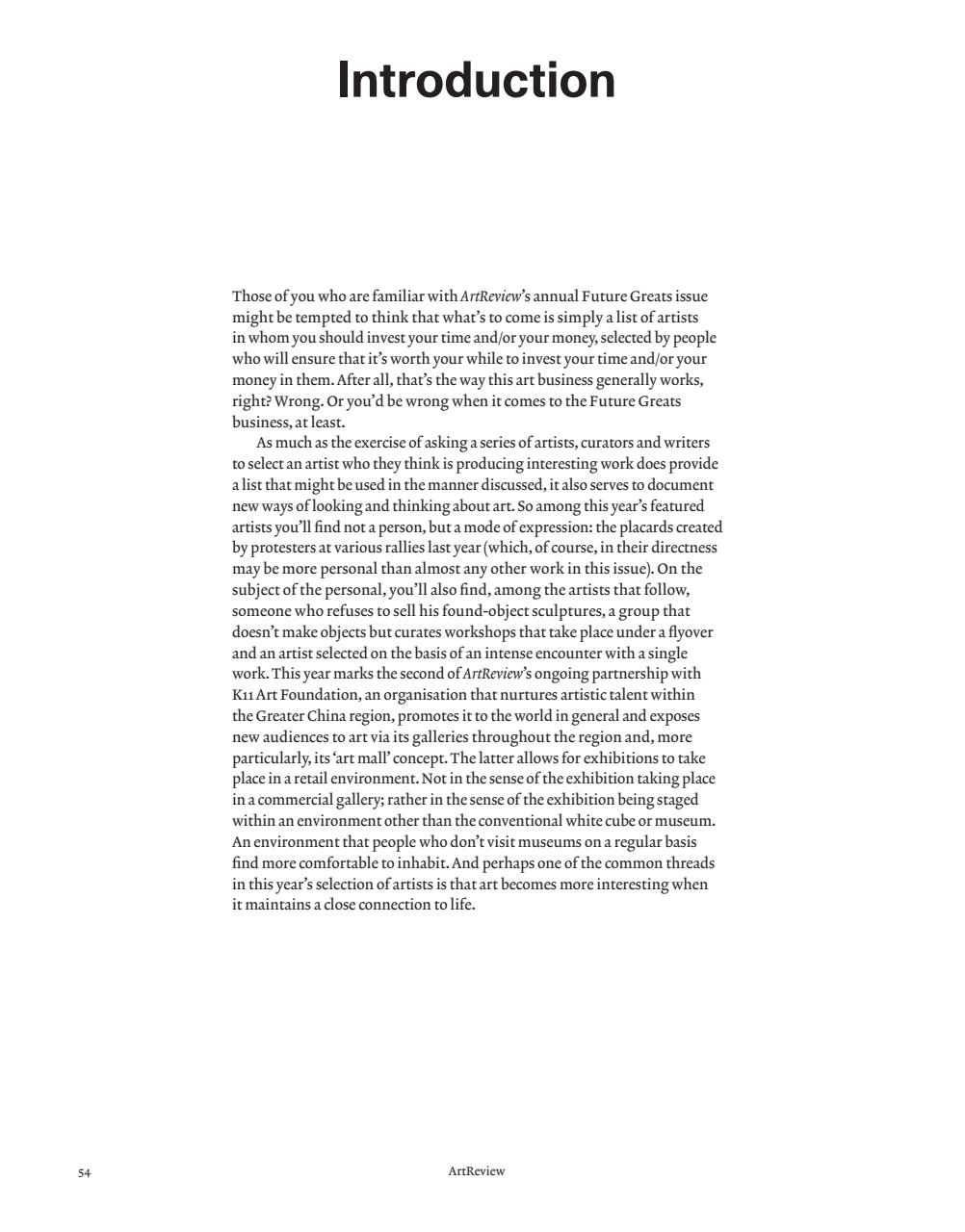 ArtReview Preview Pages