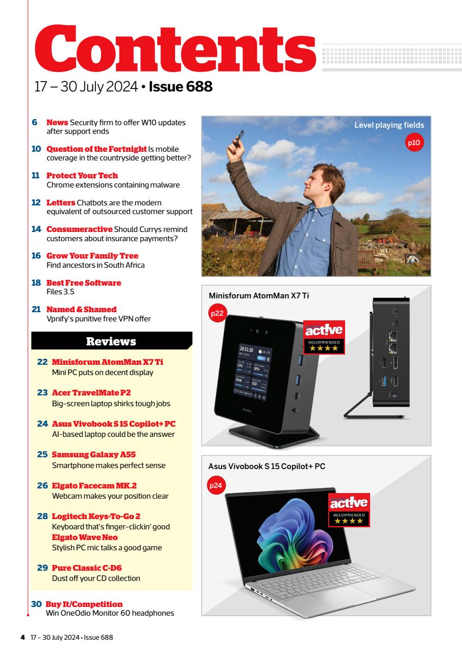 Computer Active Preview Pages