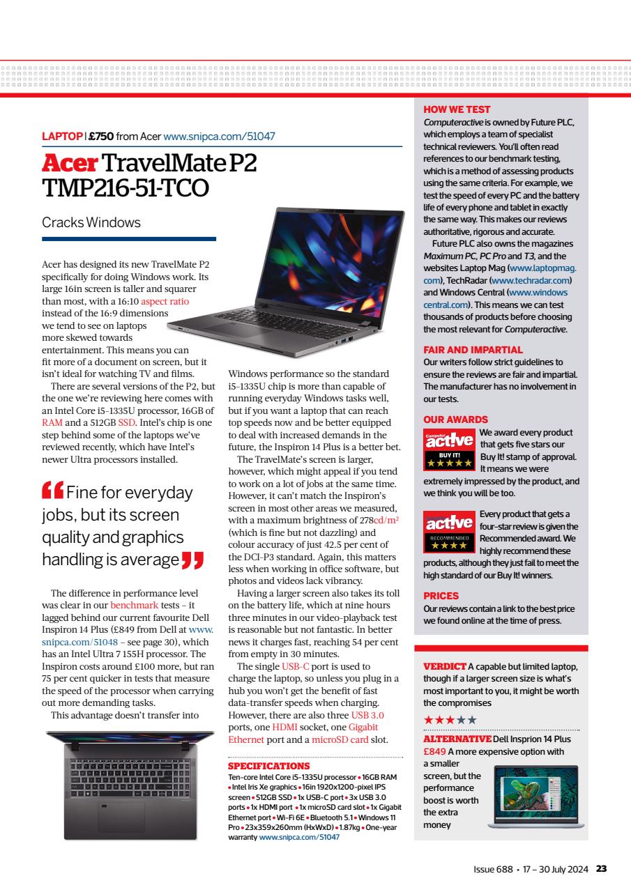 Computer Active Preview Pages