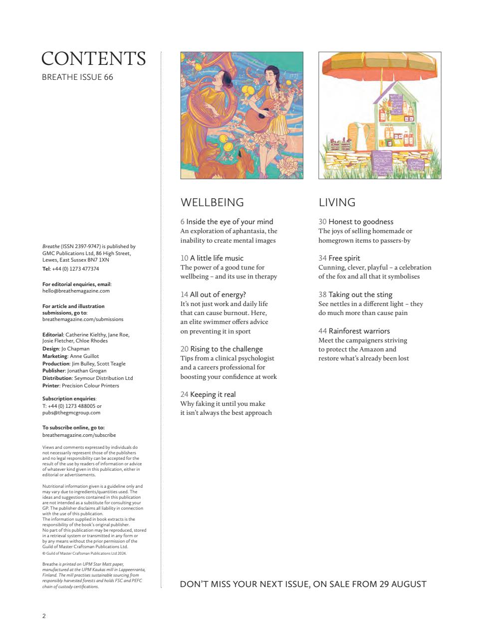 Breathe Preview Pages