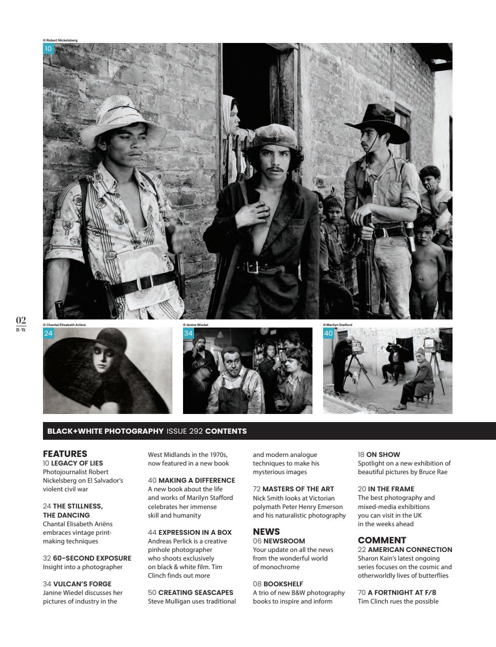 Black+White Photography Preview Pages