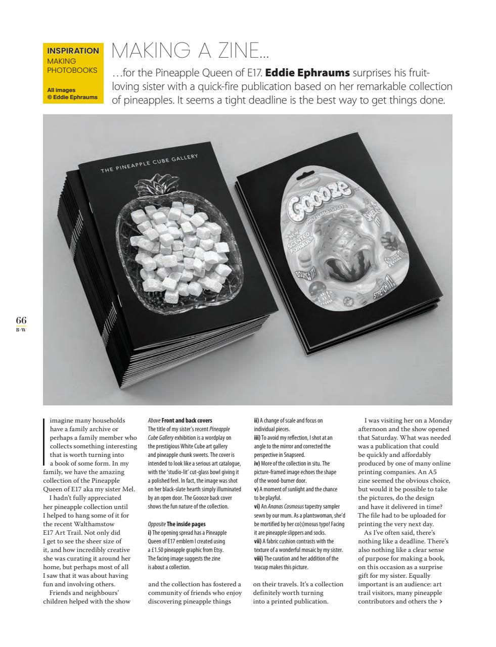 Black+White Photography Preview Pages