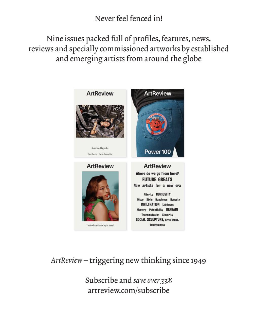 ArtReview Preview Pages