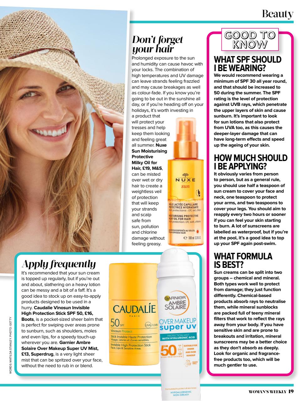 Woman's Weekly Preview Pages