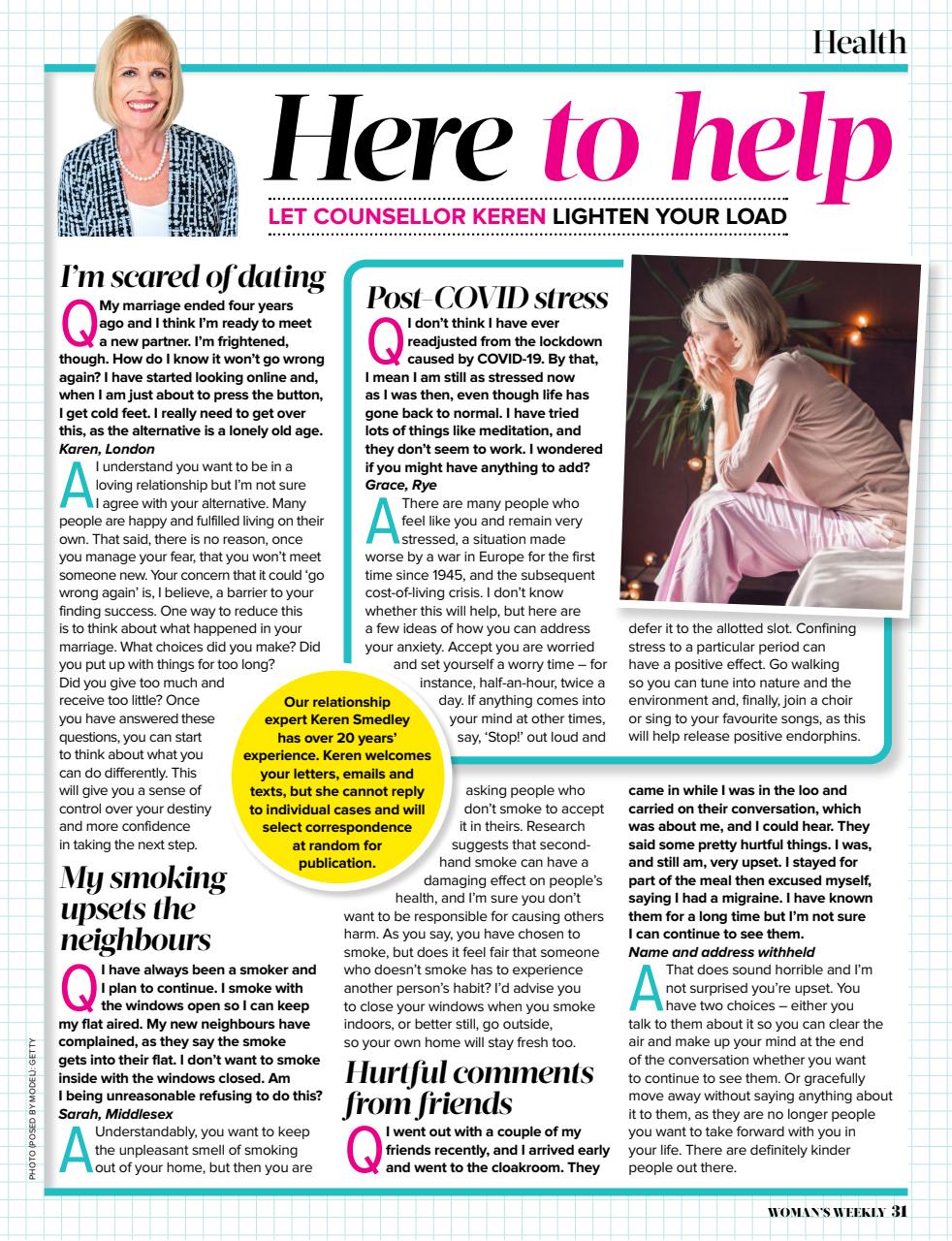 Woman's Weekly Preview Pages