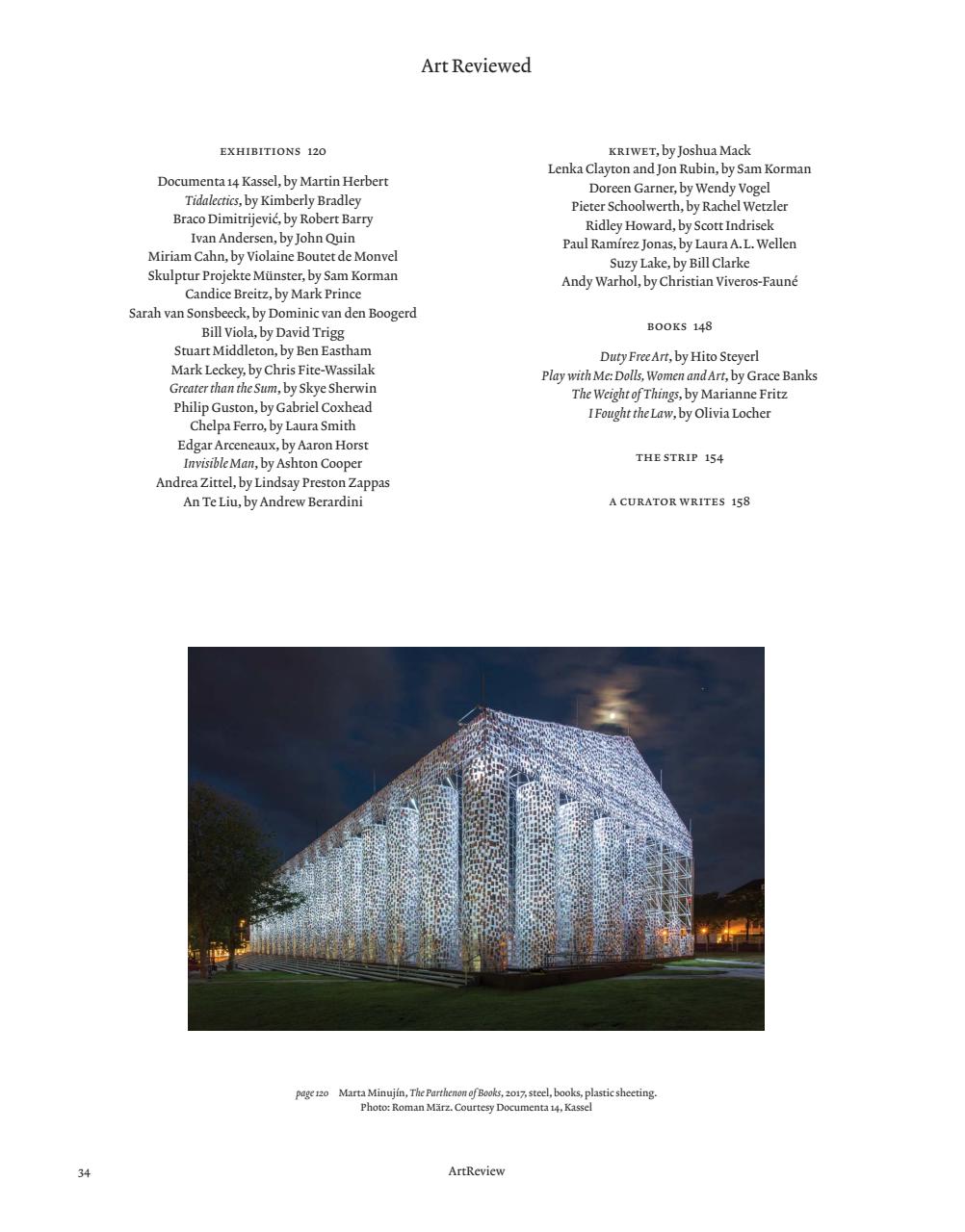 ArtReview Preview Pages