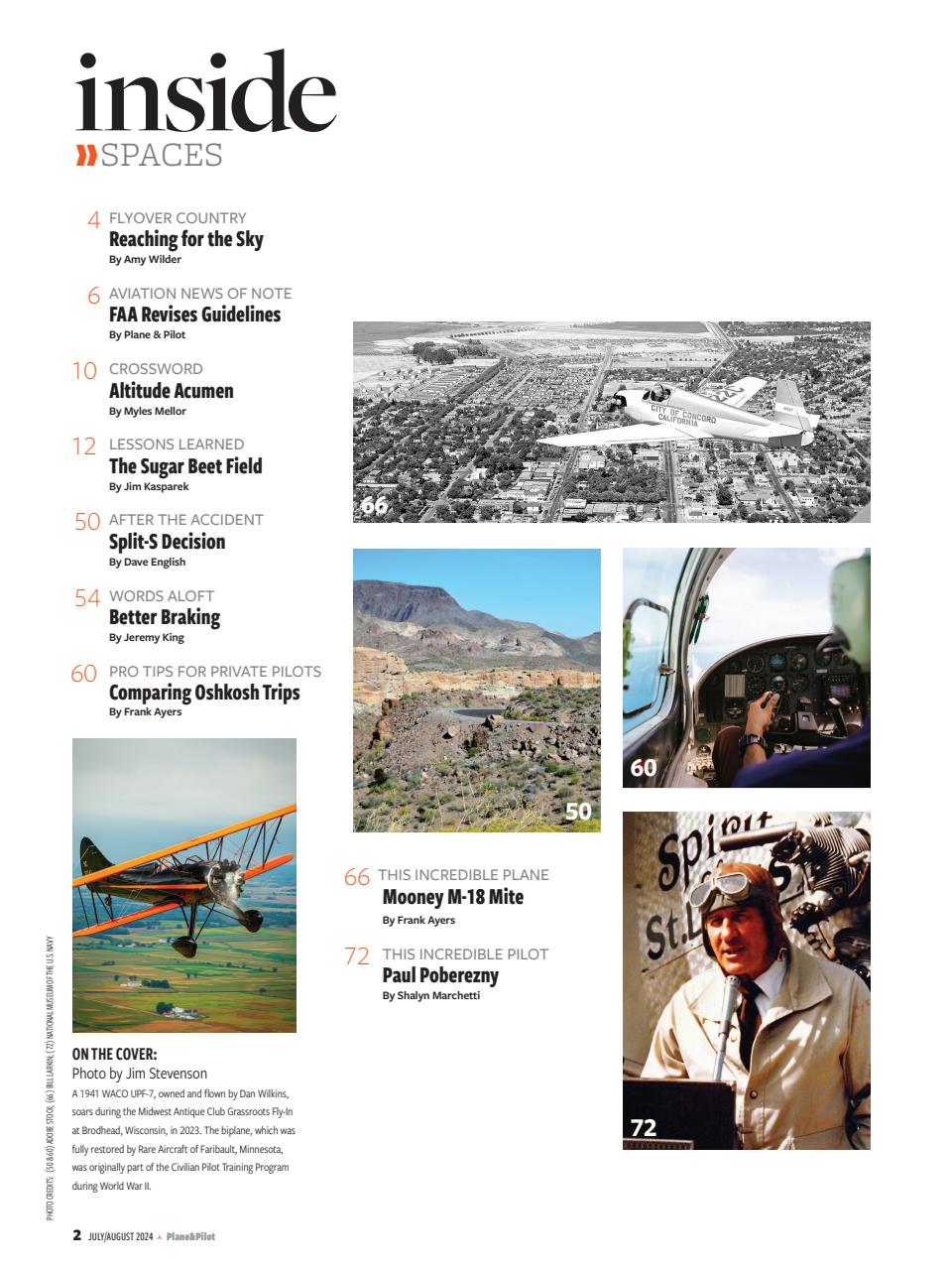 Plane & Pilot Preview Pages