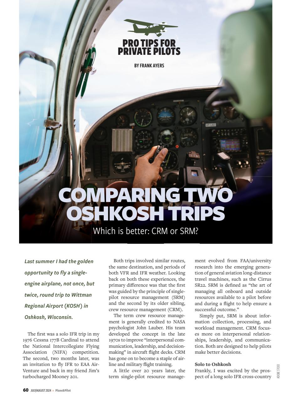 Plane & Pilot Preview Pages