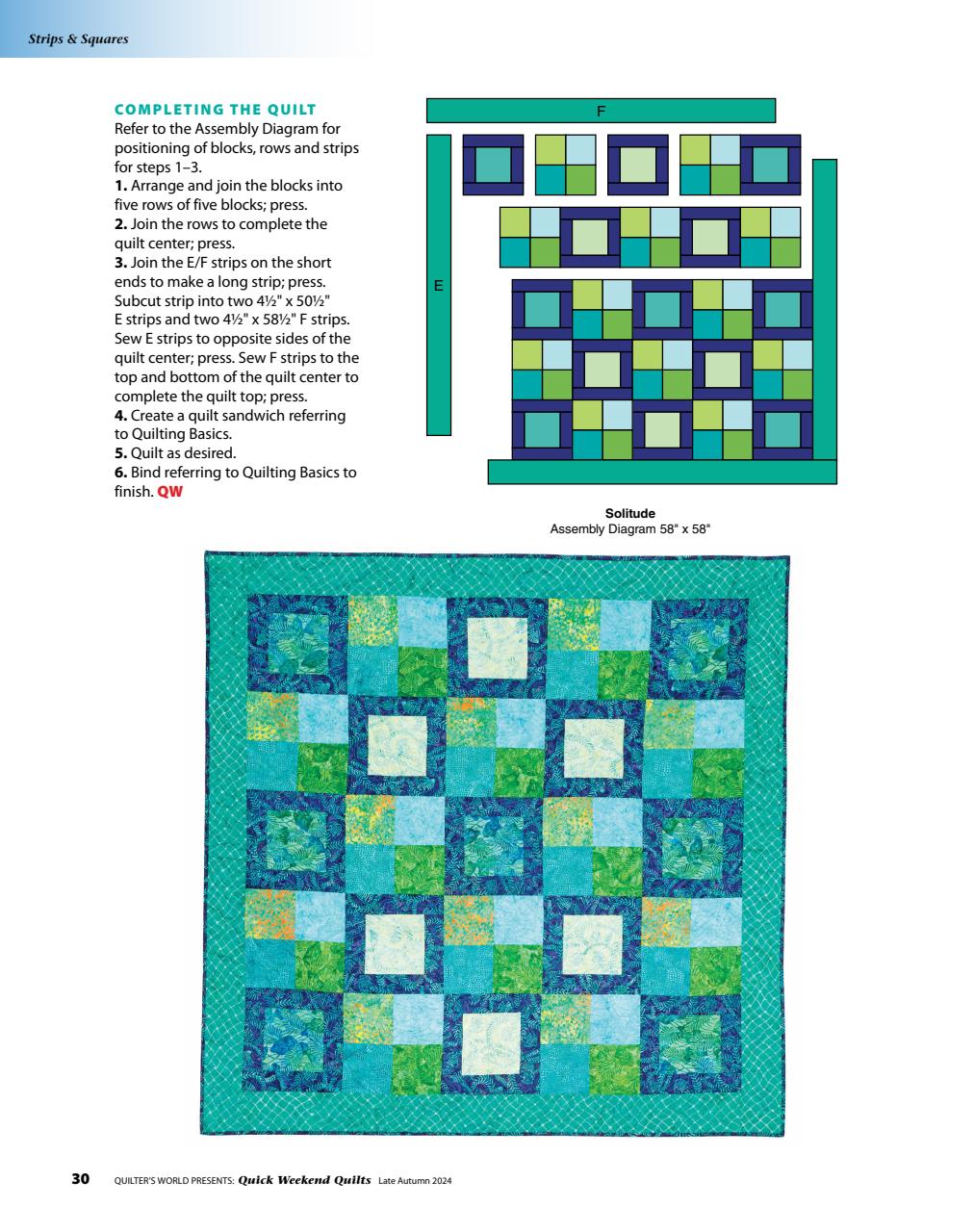 Quilter's World Preview Pages