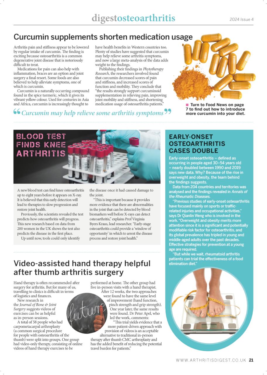 Arthritis Digest Preview Pages
