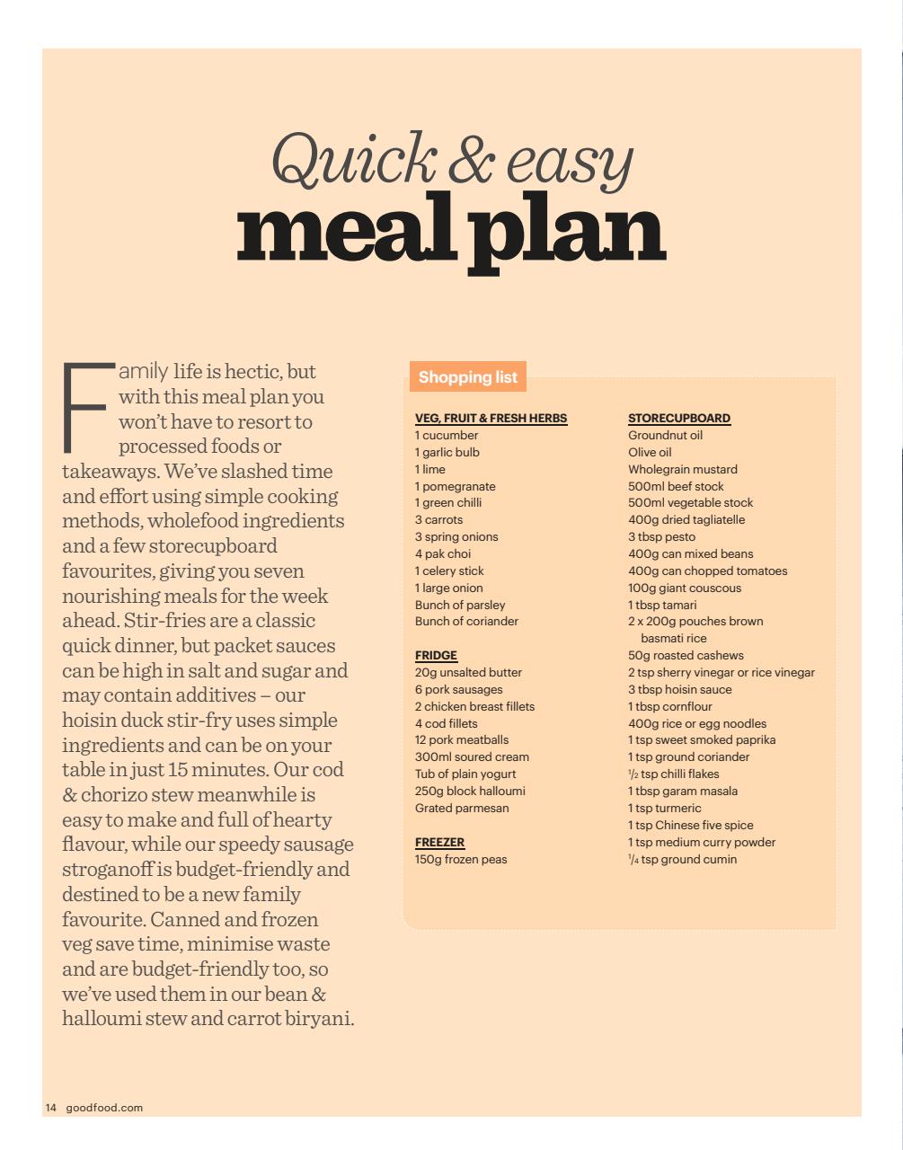 Good Food Magazine Preview Pages