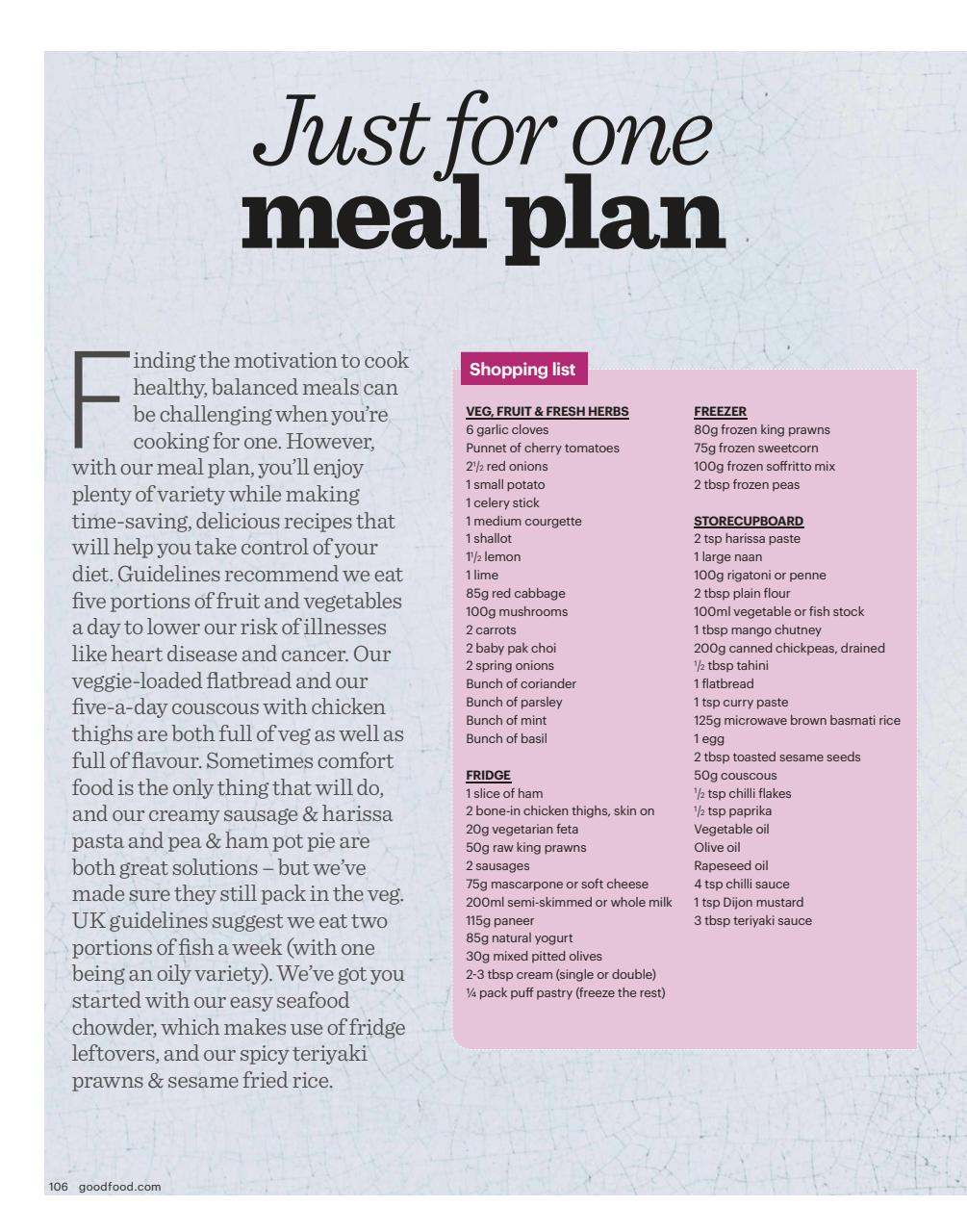 Good Food Magazine Preview Pages