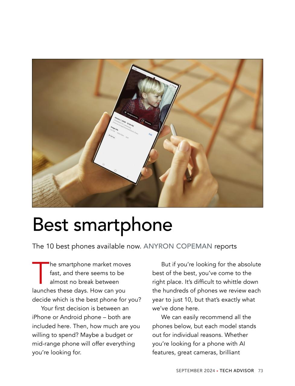 Tech Advisor Preview Pages