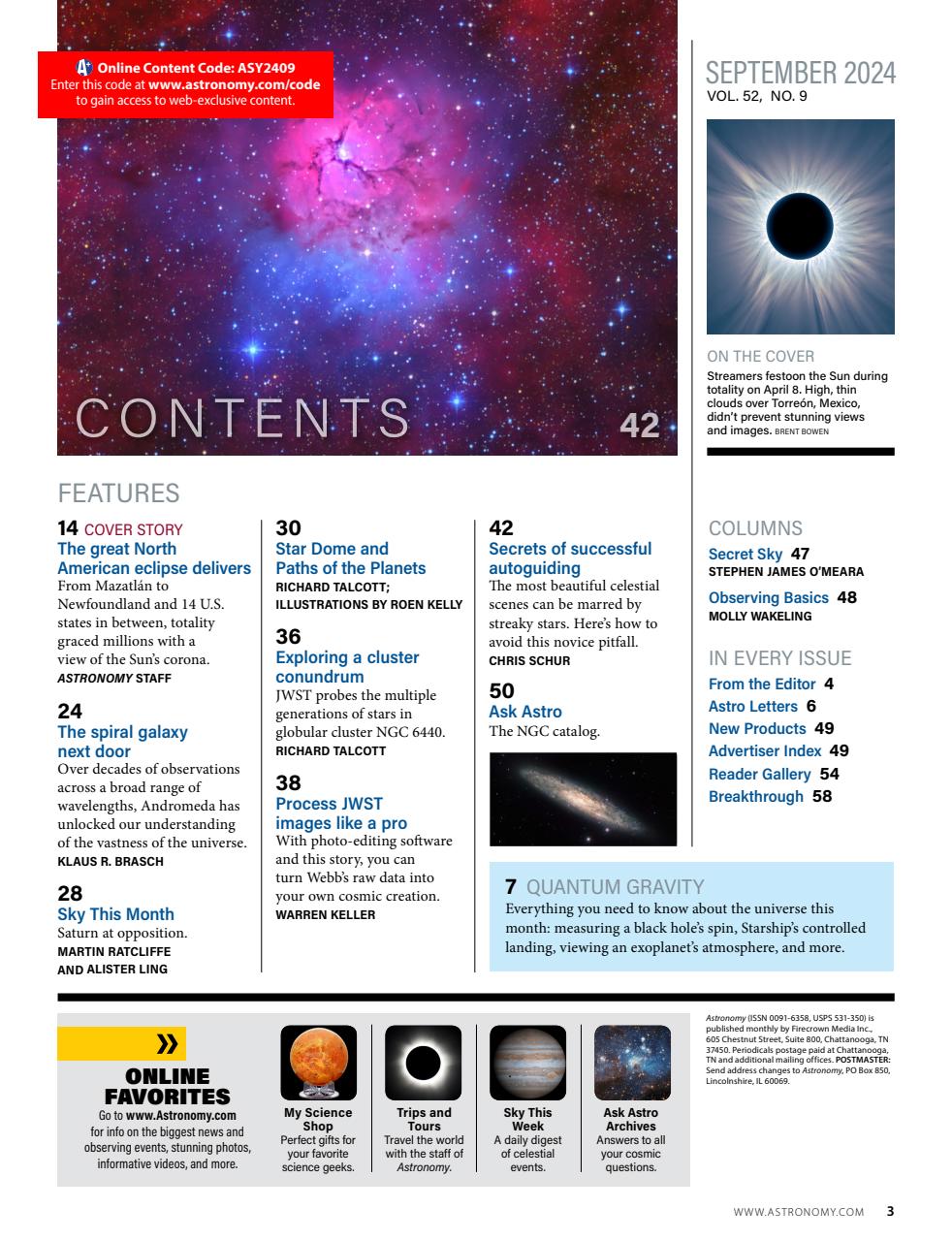 Astronomy Preview Pages