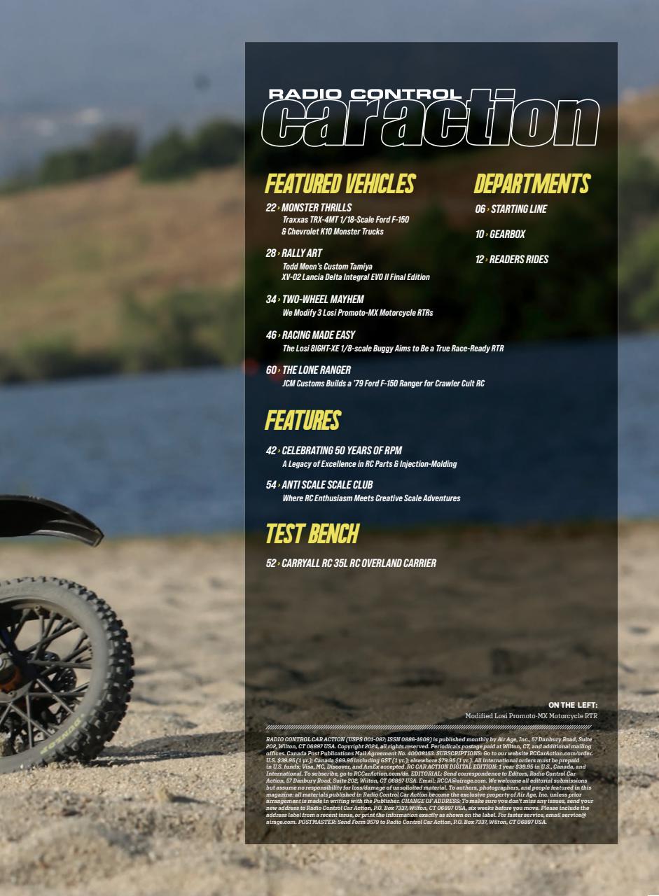 RC Car Action Preview Pages