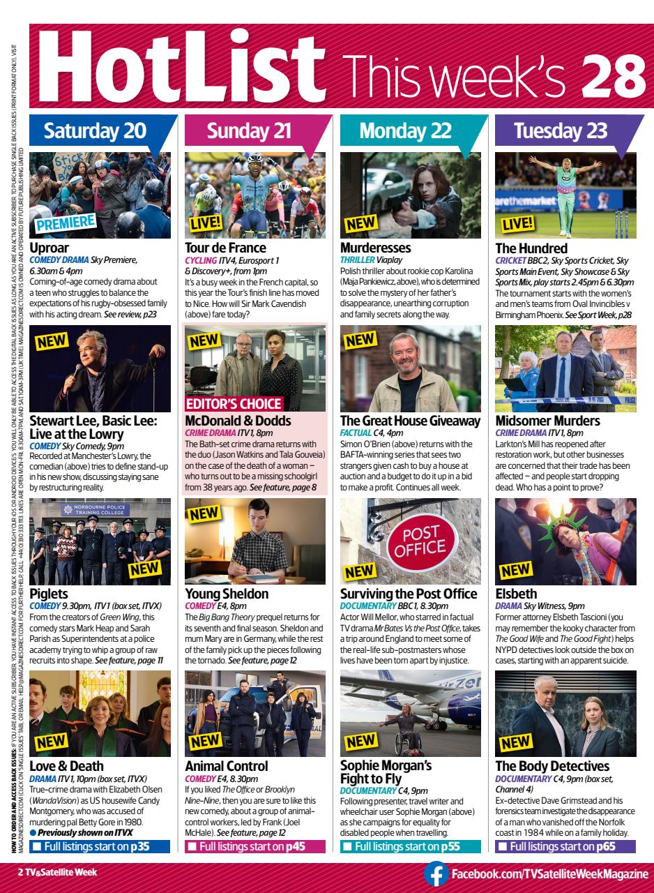 TV & Satellite Week Preview Pages