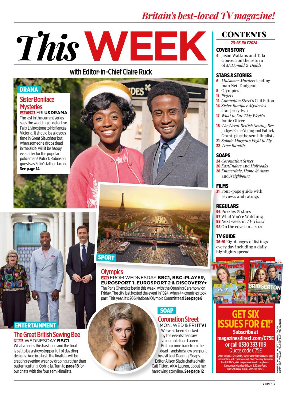 TV Times Preview Pages