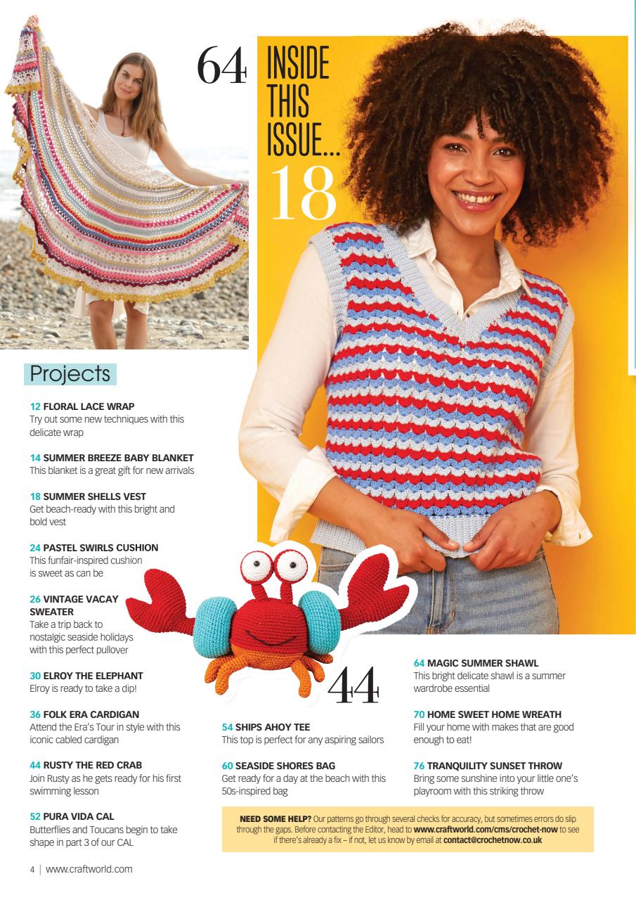 Crochet Now Magazine Preview Pages