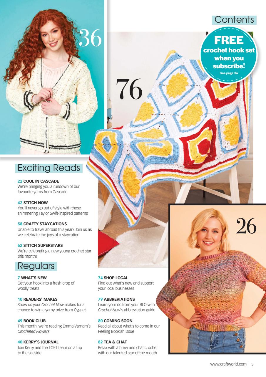 Crochet Now Magazine Preview Pages