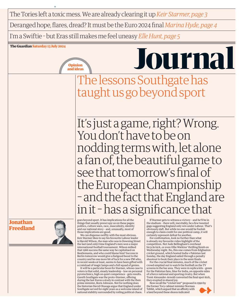 The Guardian Newspaper Preview Pages