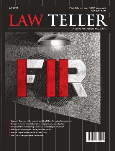 Lawteller – A Legal Awareness Magazine issue 