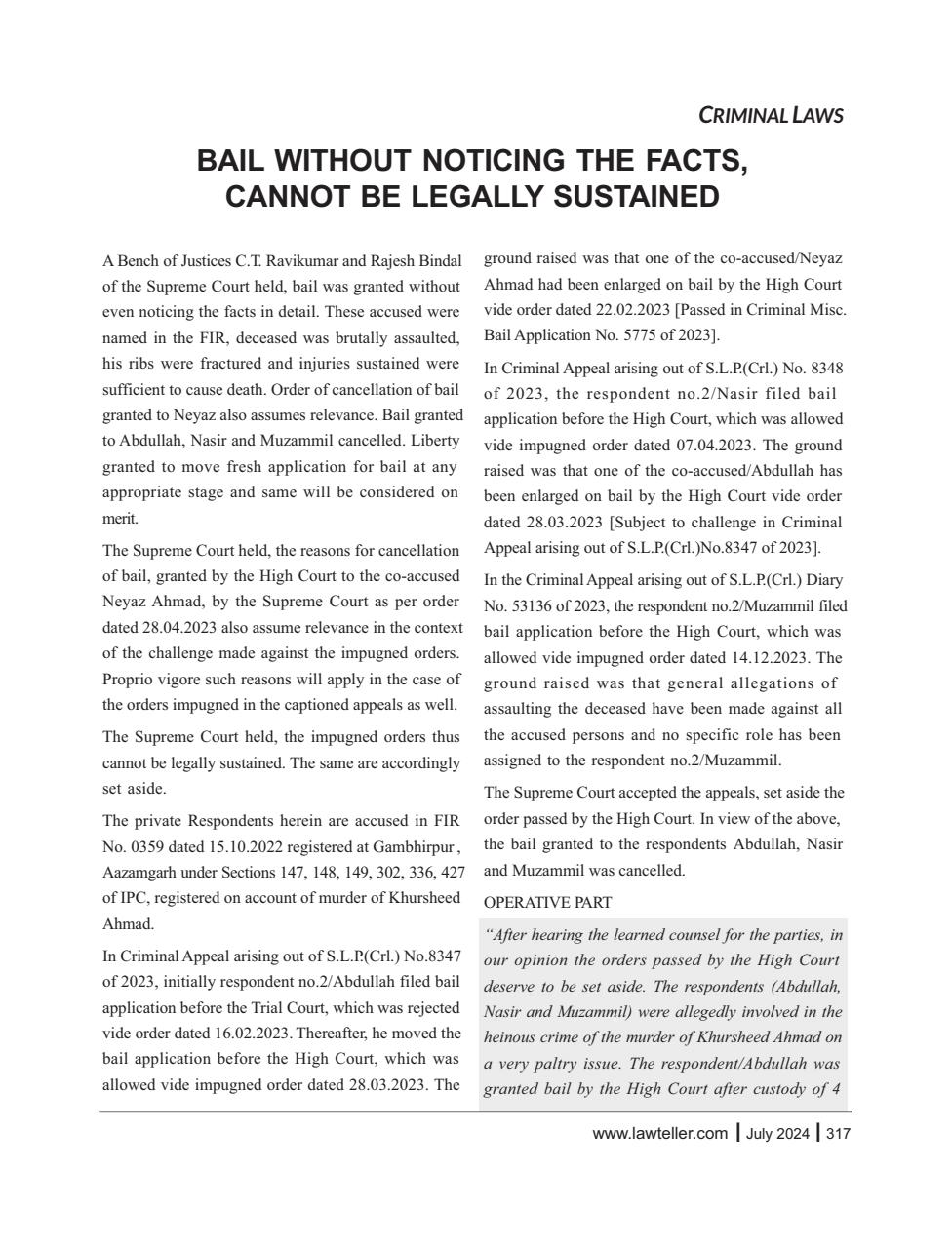 Lawteller – A Legal Awareness Magazine Preview Pages
