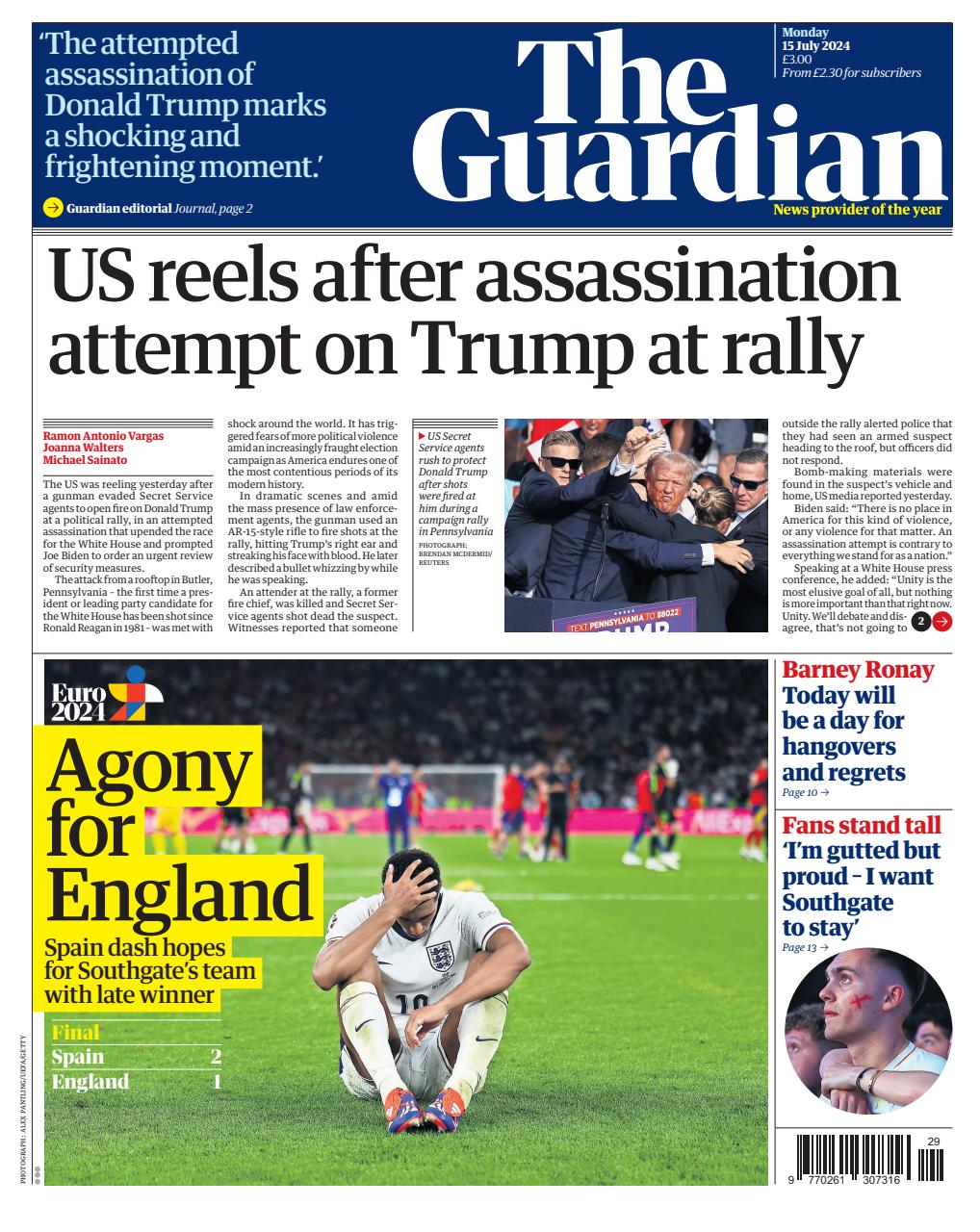 The Guardian Newspaper Preview Pages