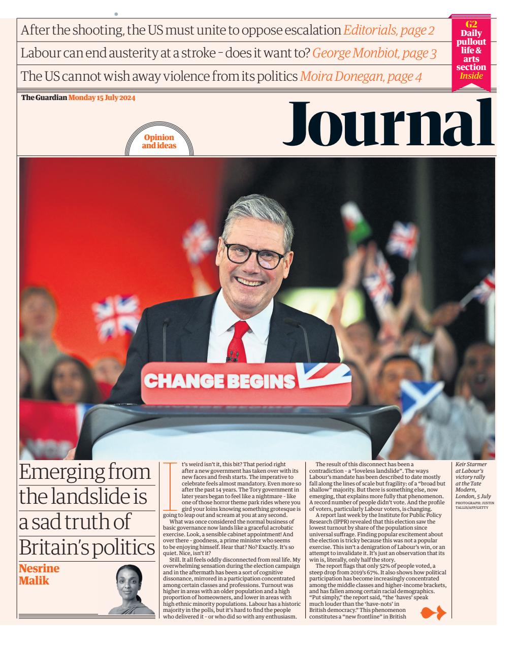 The Guardian Newspaper Preview Pages