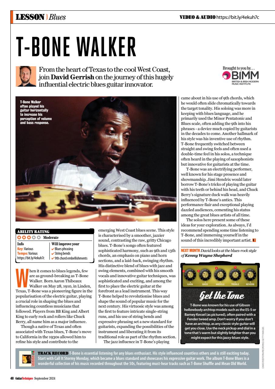 Guitar Techniques Preview Pages