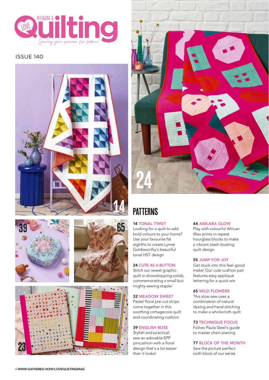 Love Patchwork & Quilting Preview Pages