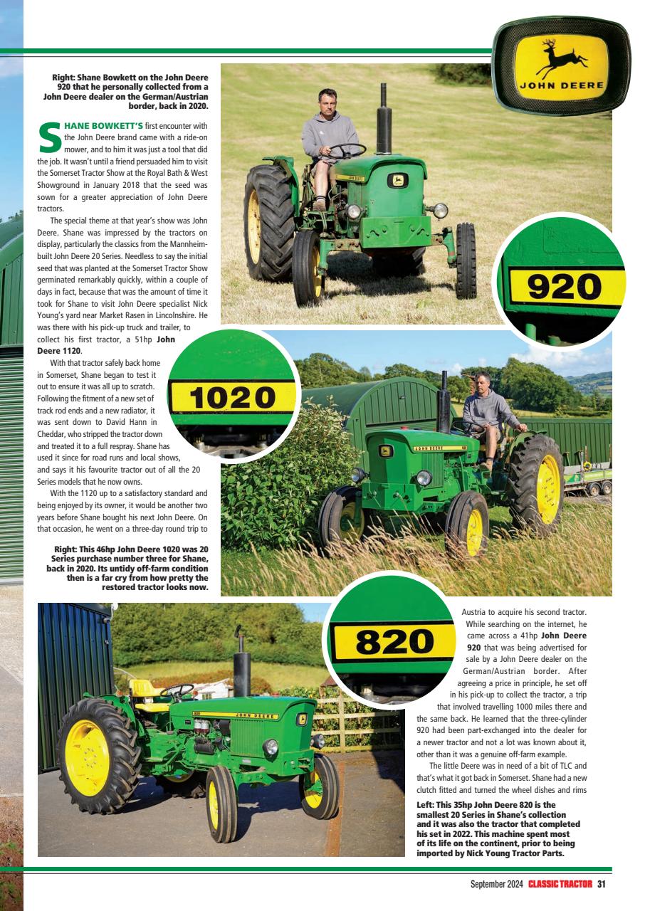 Classic Tractor Preview Pages