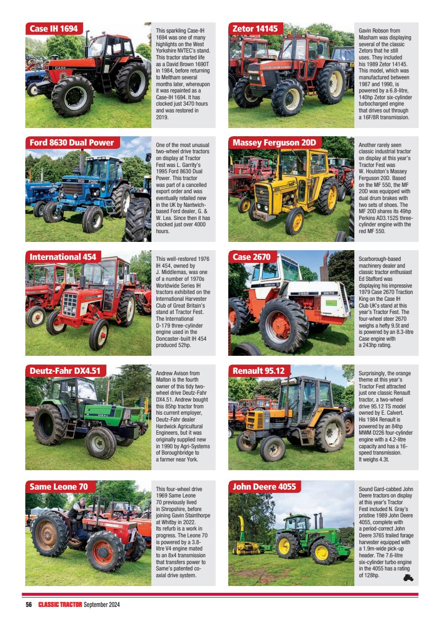 Classic Tractor Preview Pages