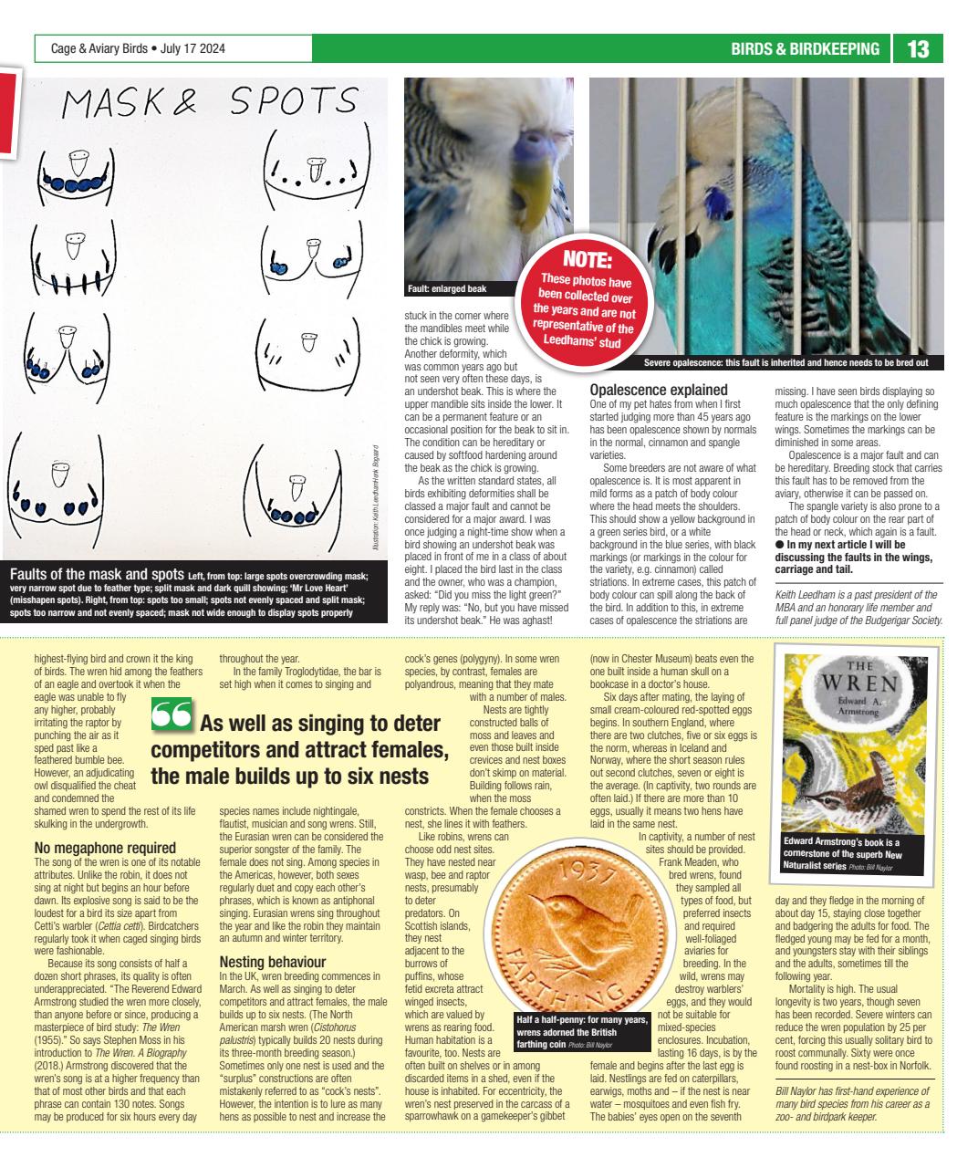 Cage & Aviary Birds Preview Pages