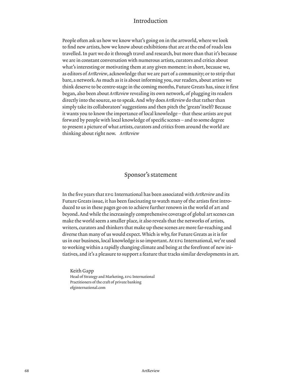 ArtReview Preview Pages